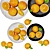 Minimalist Orange Plate Artistry 3D model small image 3