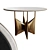 Shagreen Bronze Breakfast Table 3D model small image 1