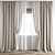 Polygonal Curtain Model Archive 3D model small image 1