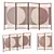 POLTRONA FRAU Deluxe Room Divider 3D model small image 3