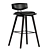 Armen Living Leather Barstool Kit 3D model small image 3