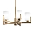 Classic Frosted Glass Chandelier Model 3D model small image 1