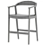 Barolo Half-Bar Stool, Gray 3D model small image 4