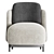  Modern Armchair DARRINGTON in Corona 3D model small image 2