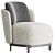  Modern Armchair DARRINGTON in Corona 3D model small image 4