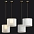 Elegant Moare Pendant Lighting 3D model small image 1