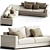 Rendez Vous Sofa Set R13 3D model small image 1