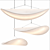 Sleek Contemporary Tense Pendant Lamp 3D model small image 1