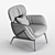 Modern Lounge Chair by Elysia 3D model small image 4