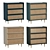 Taga Rattan-Drawer Bedside Table 3D model small image 4