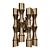 Damian Brass Wall Sconce 3D model small image 1