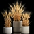 Spikelet Wheat Vase Set 3D model small image 8