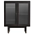 Naomi Showcase Cabinet by Dantone Home 3D model small image 2