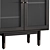 Naomi Showcase Cabinet by Dantone Home 3D model small image 4