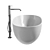 Luxury Freestanding Oval Bathtub 3D model small image 2