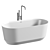 Stylish VENET Bathtub: Acquabella Elegance 3D model small image 1