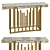 Modern Marble Console Table NEXUS 3D model small image 1