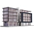 Urban Style 3D Mixed-Use Building 3D model small image 8