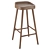  Rustic Oak Counter Stool 3D model small image 2