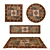 Variety Rugs Set Render Models 3D model small image 1