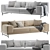 Modern Navona New Sofa Set 3D model small image 2
