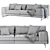 Modern Navona New Sofa Set 3D model small image 4