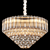 Crystal Cascade Chandelier AURORA LUX 3D model small image 1