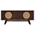 Modern UV Unwrapped Sideboard 8192x8192 3D model small image 2