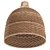 Handcrafted Rattan Pendant Light 3D model small image 5