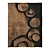 Artistic Wooden Wall Decoration Sculpture 3D model small image 4