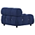 Modern B&B Italia Sofa: 5 Colors 3D model small image 5