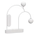 Elegant Marble Table Lamp 3D model small image 2