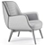 Gretchen Mesh Occasional Chair 3D model small image 6