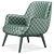 Gretchen Mesh Occasional Chair 3D model small image 7