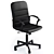 Ergonomic Swivel Chair Height Adjustable 3D model small image 2