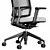 Stylish Vitra AM Office Chair 3D model small image 4