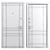 Trino (QDoors) Metal Entry Door 3D model small image 4