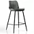 Trevizo Semi-Bar Stool - Various Colors 3D model small image 3