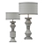 Elegant Aromas Table Lamps Set 3D model small image 5