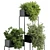 Metal Shelf Plant Display Stand 3D model small image 4