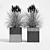 Modern Square Planters Set of 2 3D model small image 7