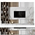 Modular TV Wall Unit Kit 3D model small image 1