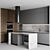 Modern Kitchen 021: Stylish Design 3D model small image 2