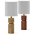 Modern Solid Wood Table Lamp 3D model small image 1