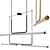 Modern Linear Pendant Lighting Fixture 3D model small image 1