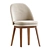 Wayne Velvet Oak Dining Chair 3D model small image 3
