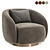 Colorful Swivel Armchair Collection! 3D model small image 3