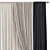 Meshed Curtain Design Rumbo 3D model small image 3