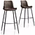 Trevizo Bar Stool, Two Colors 3D model small image 2