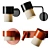 Adjustable Luxe Wall Lamp Set 3D model small image 1